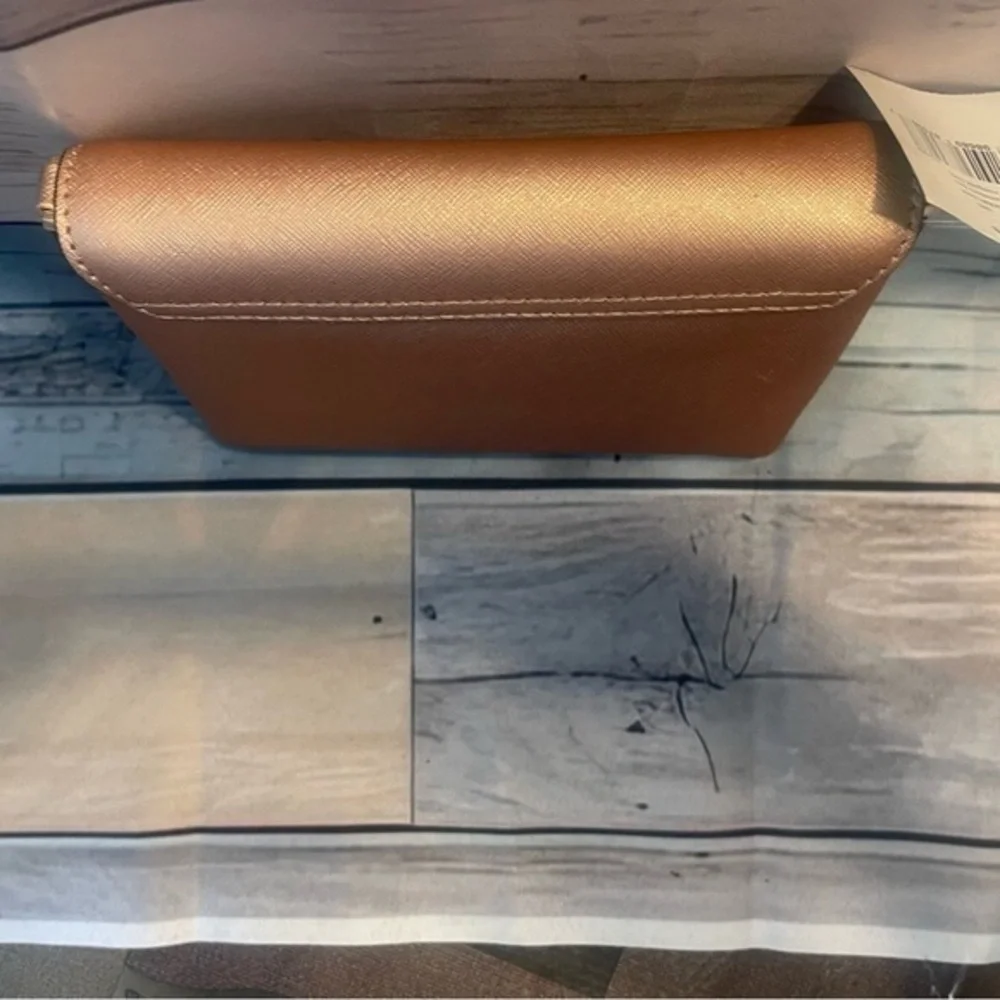 Kate Spade Rose Gold Leather Newbury Lane Sally Clutch& Crossbody Bag 💎 NWT